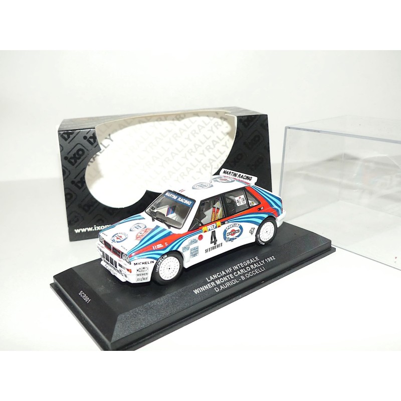 LANCIA DELTA HF INTEGRALE N°4 RALLYE MONTE CARLO 1992 D.AURIOL IXO SCR001 1:43