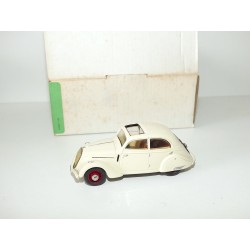 PEUGEOT 202 BERLINE Toit Ouvert Beige KIT Monté RECORD M.R.F. 1:43