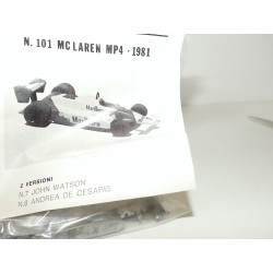 McLAREN MP4-1 GP 1981 J. WATSON ou A. De CESARIS KIT à Monté FDS 1:43