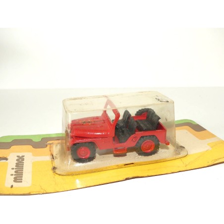 JEEP FORD 4*4 BOMBEIRO POMPIERS BRESIL MINIMAC 1:43