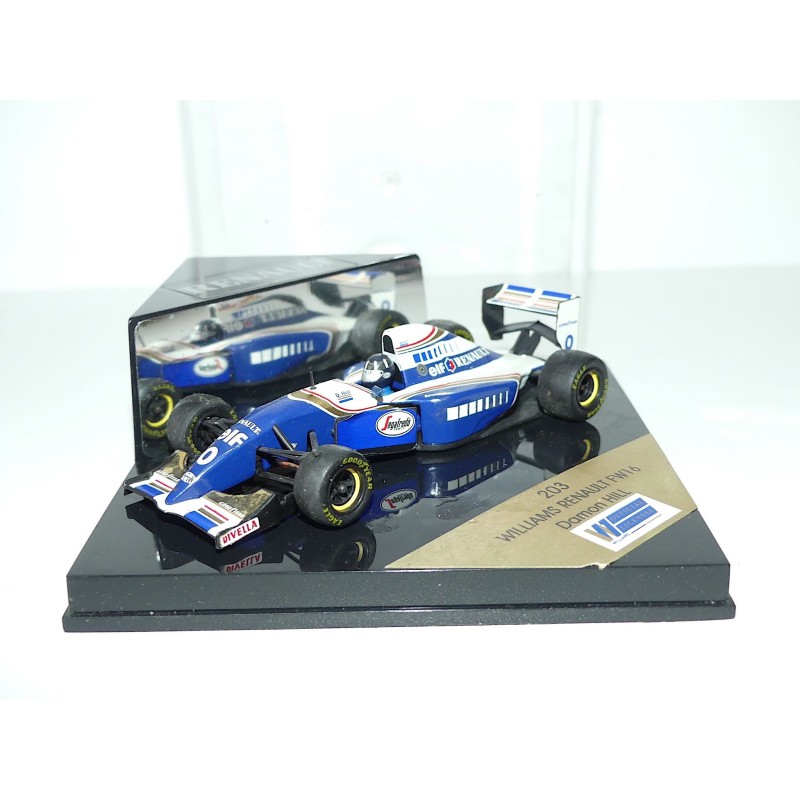 WILLIAMS RENAULT FW16 GP 1994 D. HILL ONYX 203 1:43 boitage renault