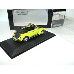 VW COCCINELLE 1303 CABRIOLET WORLD CUP 1974 Vert et Noir MINICHAMPS 1:43
