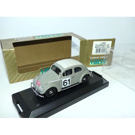 VW COCCINELLE 1200 N°61 RALLYE MONTE CARLO 1964 VITESSE L095 1:43