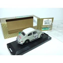 VW COCCINELLE 1200 N°61 RALLYE MONTE CARLO 1964 VITESSE L095 1:43