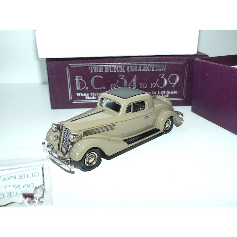 BUICK 96-S COUPE 1935 Bellvue Beige BROOKLIN MODELS 1:43