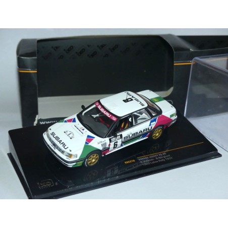 SUBARU LEGACY RS RALLYE DES 1000 LACS 1992 VATANEN IXO RAC218 1:43 4Ã¨me