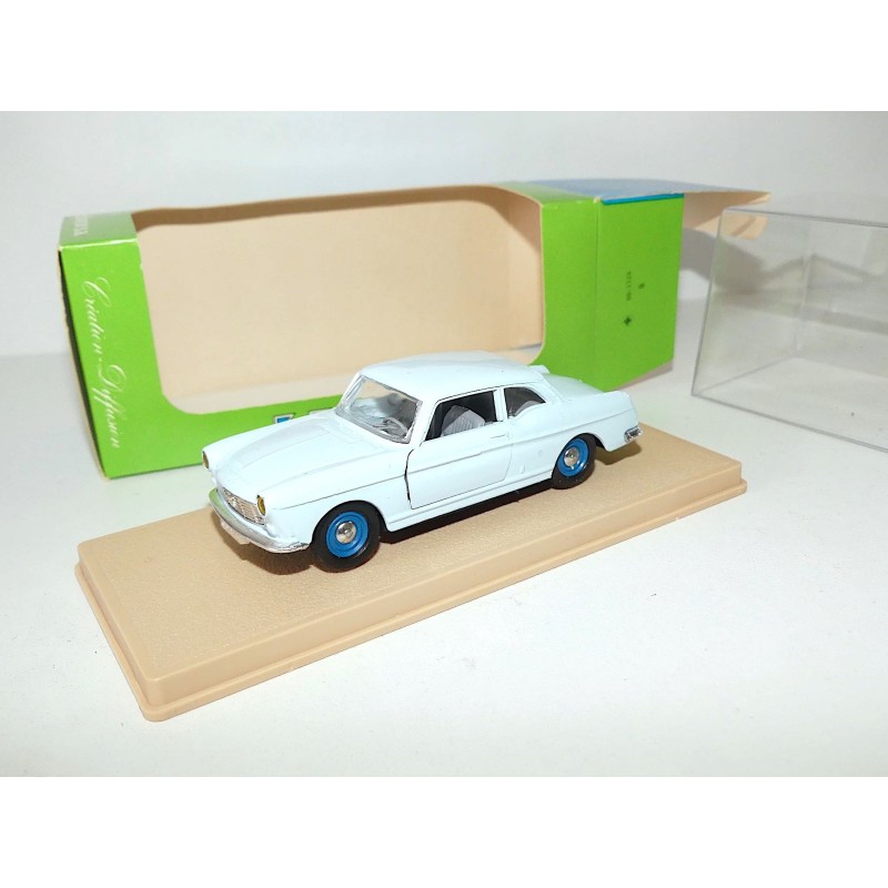PEUGEOT 404 COUPE 1964 Bleu Pale ELIGOR 1101 1:43 roue bleue