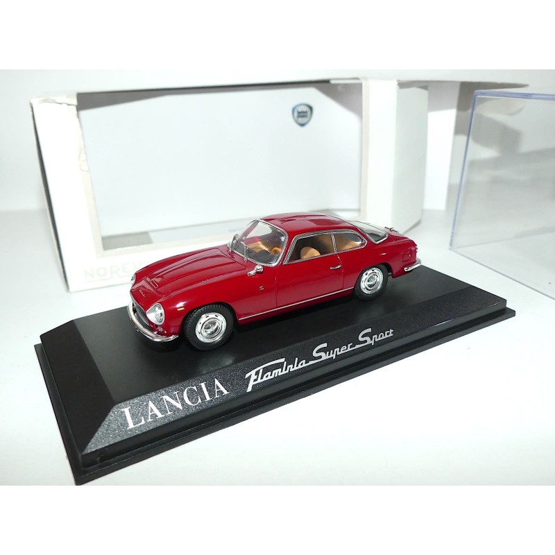 LANCIA FLAMINIA SUPER SPORT ZAGATO Rouge Vin NOREV 1:43