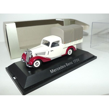 MERCEDES 170V PICK UP BACHÉE Blanc SCHUCO 1:43