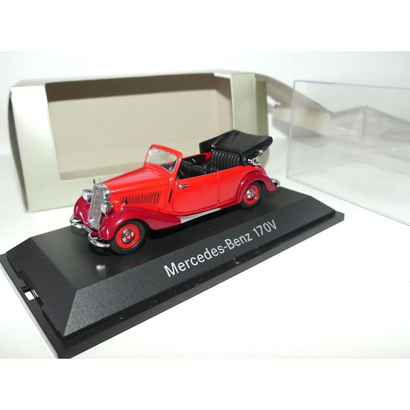 MERCEDES 170V CABRIOLET Rouge SCHUCO 1:43