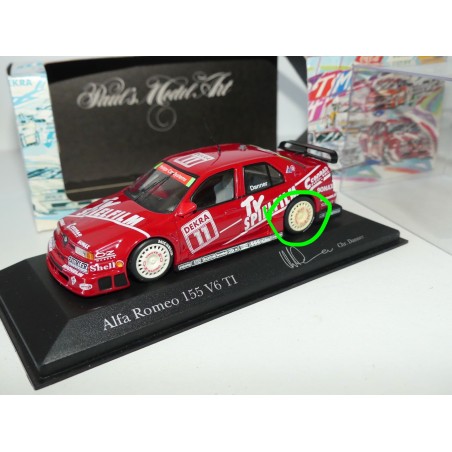 ALFA ROMEO 155 V6 Ti N°11 DTM 1994 DANNER MINICHAMPS 1:43 imperfection