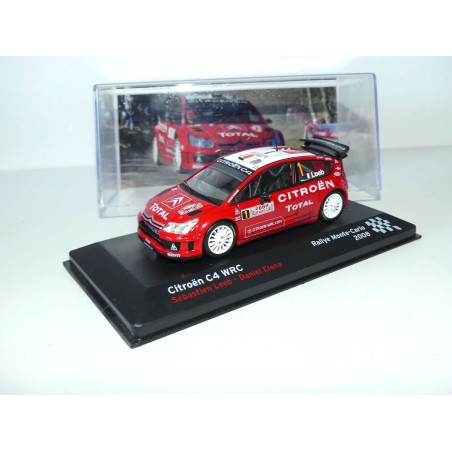 CITROEN C4 WRC RALLYE MONTE CARLO 2008 S. LOEB ALTAYA 1:43 1er 