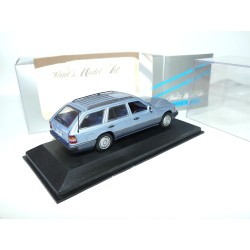 MERCEDES CLASSE E 230 TE BREAK W124 1991 Bleu MINICHAMPS 1:43