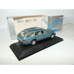 MERCEDES CLASSE E 300 TE BREAK W124 1991 Vert - Bleu MINICHAMPS 1:43