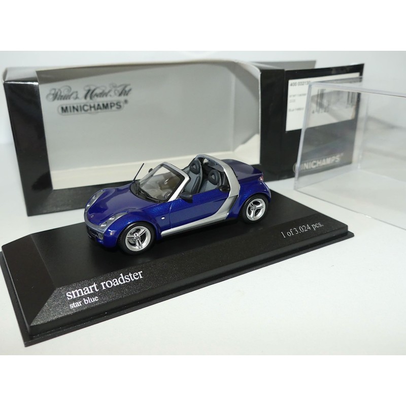 SMART ROADSTER 2003 Bleu MINICHAMPS 1:43