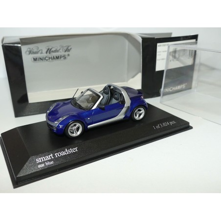 SMART ROADSTER 2003 Bleu MINICHAMPS 1:43