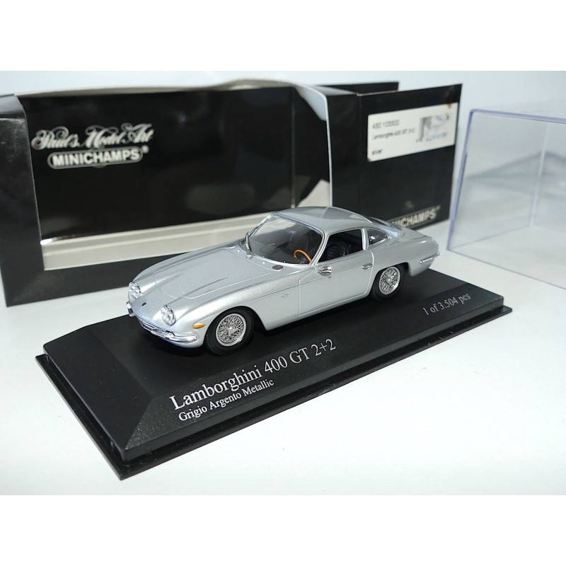 LAMBORGHINI 400 GT 2+2 Gris MINICHAMPS 1:43