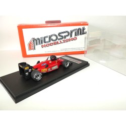 FERRARI 156/85B GP D'ITALIE 1985 M. ALBORETO KIT Monté MICROSPRINT 1:43