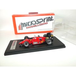 FERRARI 156/85B GP D'ITALIE 1985 M. ALBORETO KIT Monté MICROSPRINT 1:43