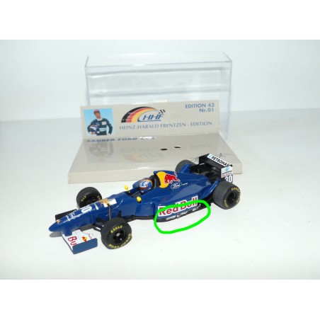 SAUBER FORD C14 1995 H.H. FRENTZEN MINICHAMPS 1:43 imperfection