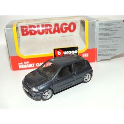 RENAULT CLIO Gris BURAGO 1:43 modèle modifié