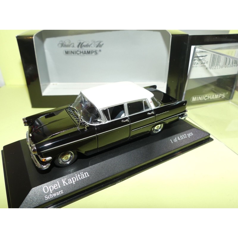 OPEL KAPITAN 1959 Noir  MINICHAMPS 1:43