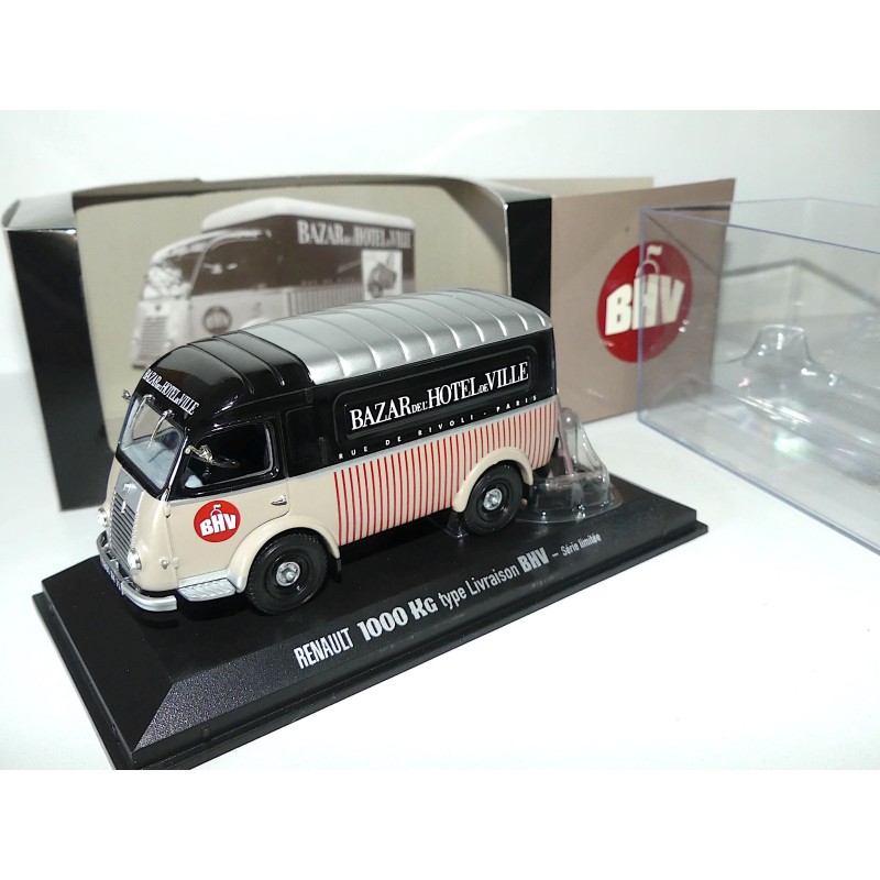 RENAULT 1000 Kg BHV Avec Livreur et son Chariot NOREV 1:43