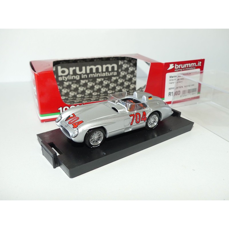 MERCEDES 300 SLR N°704 MILLE MIGLIA 1955 HERMANN BRUMM R190D 1:43