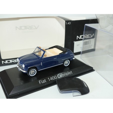 FIAT 1400 CABRIOLET 1950 Bleu NOREV 1:43