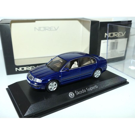 SKODA SUPERB Bleu NOREV 1:43
