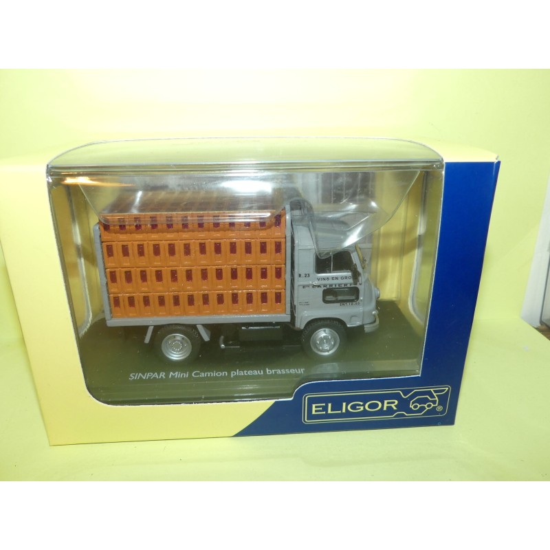 SINPAR MINI CAMION PLATEAU BRASSEUR ELIGOR 1:43