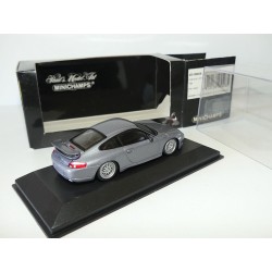 PORSCHE 911 GT3 996 1998 Gris Grey Lapisblau MINICHAMPS 1:43