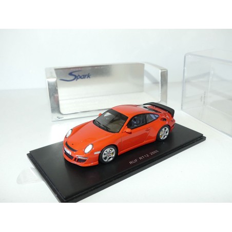 PORSCHE 997 RUF RT12 2005 Rouge Orangé SPARK S0704 1:43