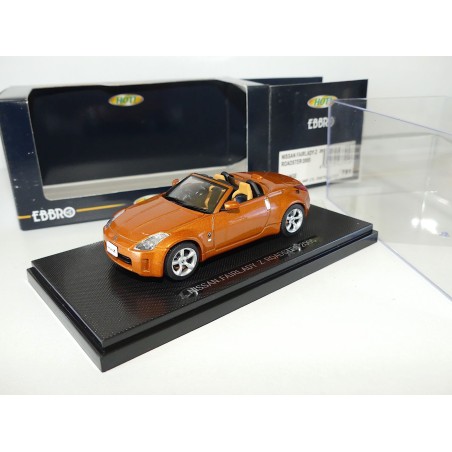NISSAN FAIRLADY Z ROADSTER 2005 Orange EBBRO 791 1:43