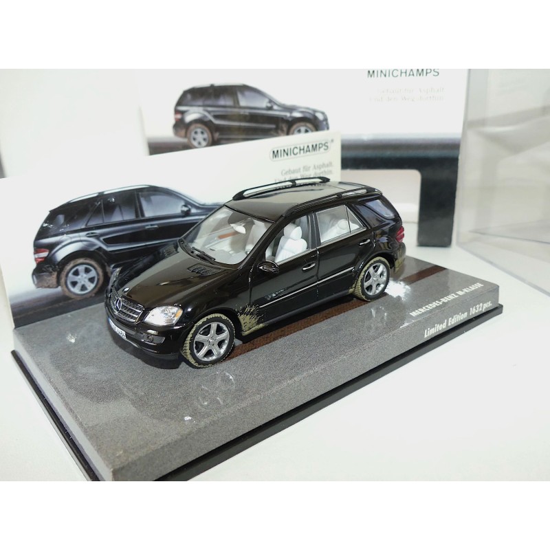 MERCEDES CLASSE M ML TYPE 164 Phase 1 2005 Noir MINICHAMPS 1:43 version salie