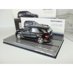 MERCEDES CLASSE M ML TYPE 164 Phase 1 2005 Noir MINICHAMPS 1:43 version salie