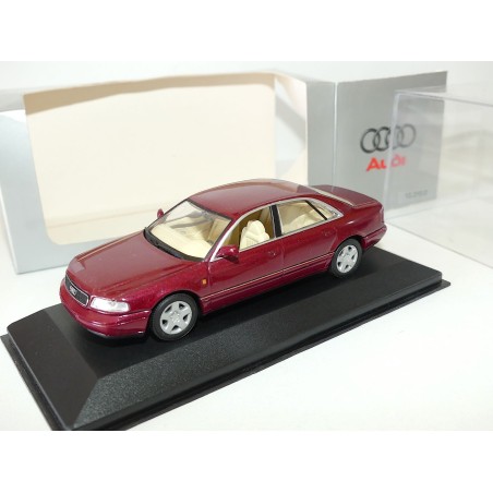 AUDI A8 D2 Phase 1 Bordeaux  MINICHAMPS 1:43