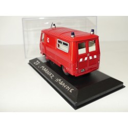 PEUGEOT J7 POMPIERS AMBULANCE MARNAZ Hte SAVOIE KIT Monté MMB 1:43 imperfection