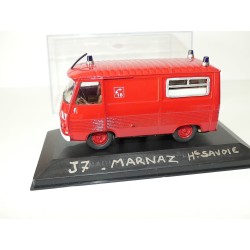 PEUGEOT J7 POMPIERS AMBULANCE MARNAZ Hte SAVOIE KIT Monté MMB 1:43 imperfection
