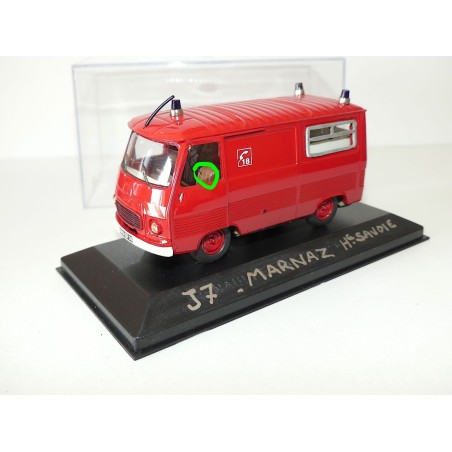 PEUGEOT J7 POMPIERS AMBULANCE MARNAZ Hte SAVOIE KIT Monté MMB 1:43 imperfection