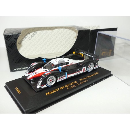 PEUGEOT 908 HDi FAP N°8 WINNER VALENCIA 2007 IXO GTM063 1:43