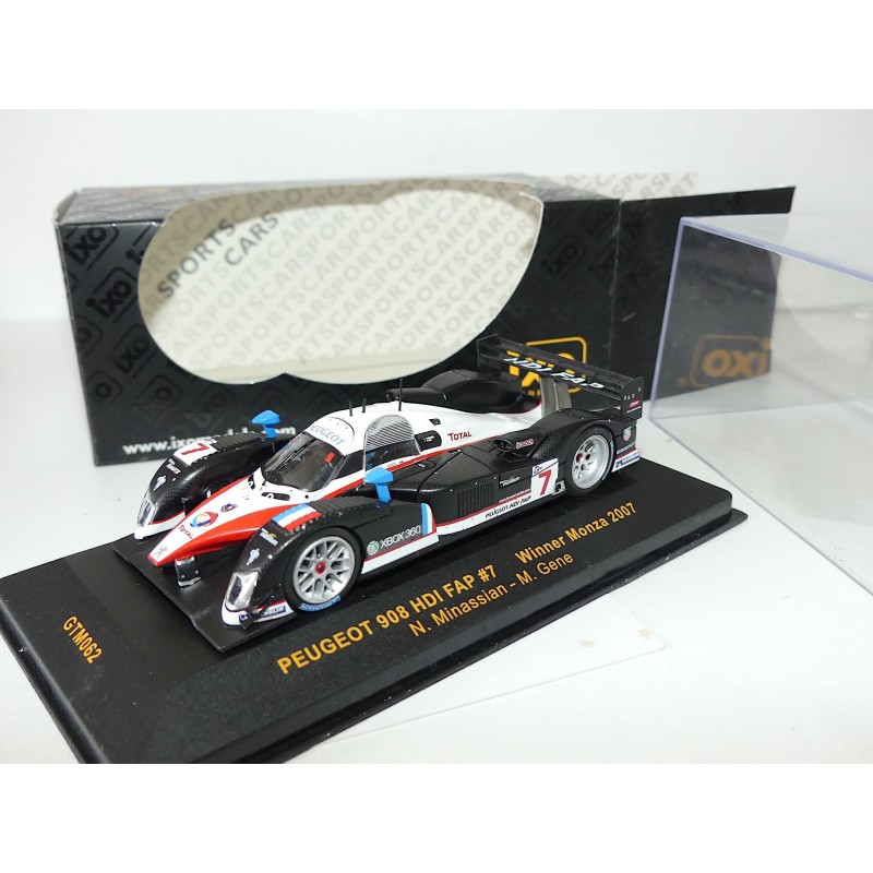 PEUGEOT 908 HDi FAP N°7 WINNER MONZA 2007 IXO GTM062 1:43
