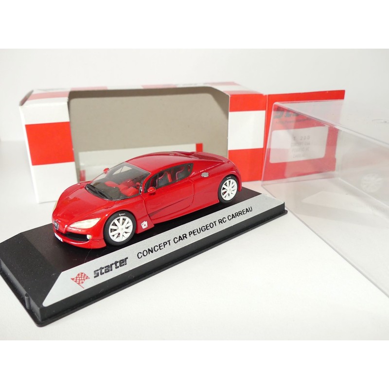 PEUGEOT RC PIQUE CONCEPT CAR STARTER T201 1:43