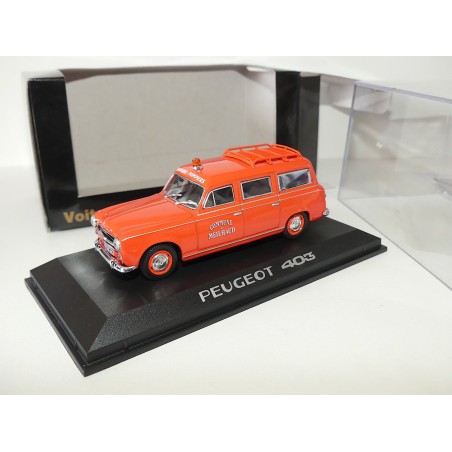 PEUGEOT 403 BREAK POMPIERS DE MEILHAUD NOREV 1:43