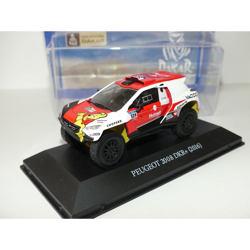 PEUGEOT 2008 DKR N°328 RALLYE PARIS D. 2016 DUMAS IXO PRESSE 1:43