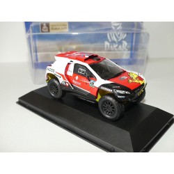 PEUGEOT 2008 DKR N°328 RALLYE PARIS D. 2016 DUMAS IXO PRESSE 1:43