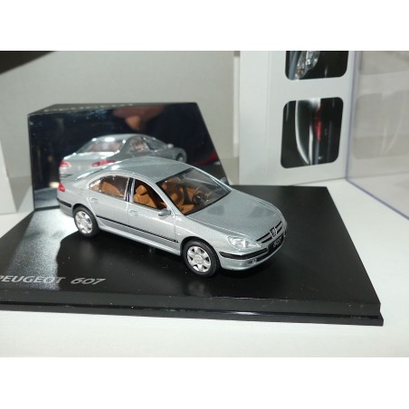 PEUGEOT 607 Phase 1 2000 Gris Bleu Clair NOREV 1:43