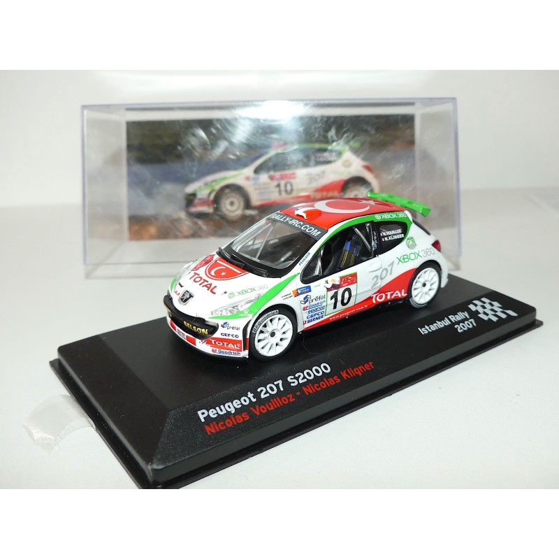 PEUGEOT 207 S2000 RALLYE D'ISTANBUL 2007 N. VOUILLOZ ALTAYA 1:43 1er