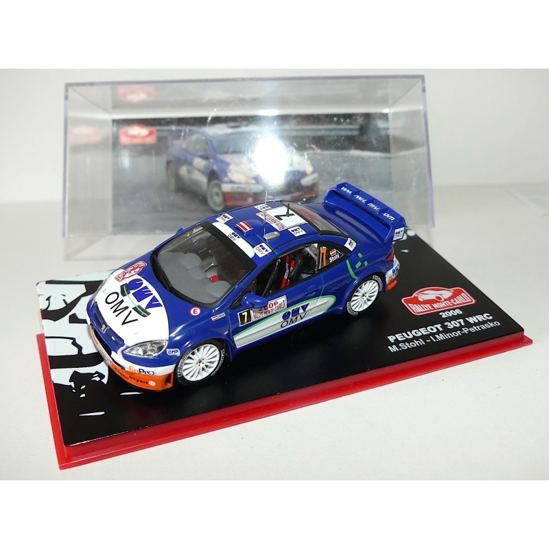PEUGEOT 307 WRC RALLYE MONTE CARLO 2006 M. STOHL ALTAYA 1:43 4Ã¨me