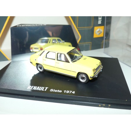 RENAULT SIETE 1974 Jaune NOREV 1:43